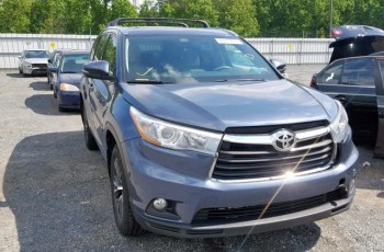 TOYOTA HIGHLANDER XLE 2016